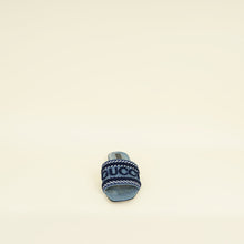 Gucci Blue Logo Embroidered Slide Sandals 41.5