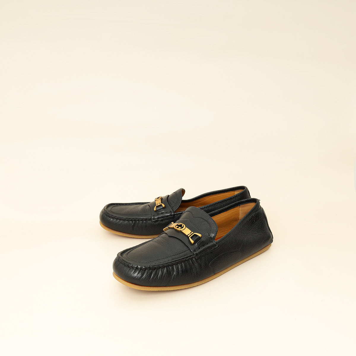 Gucci Black Interlocking G Horsebit Men's Loafer 8.5