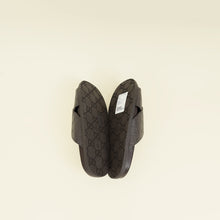 Gucci Chocolate Guccissima Mens Slide Sandal With Criss Cross 8