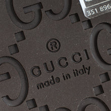 Gucci Chocolate Guccissima Mens Slide Sandal With Criss Cross 8
