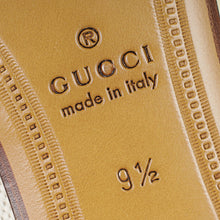 Gucci Tan Natural Jordaan Toile Jacquard Loafer 9.5