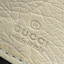 Gucci Beige Ostrich Sherry Line Sylvie Zip Around Wallet