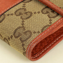 Gucci Bicolor GG Flap French Wallet