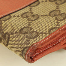 Gucci Bicolor GG Flap French Wallet