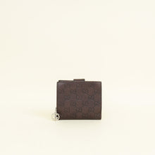 Gucci Brown Guccissima GG Twins Wallet