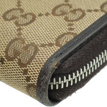 Gucci Ebony GG Zip Around Wallet