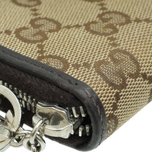Gucci Ebony GG Zip Around Wallet