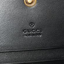 Gucci Black GG Marmont Card Case Wallet