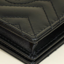Gucci Black GG Marmont Card Case Wallet