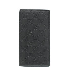 Gucci Black Guccissima Bifold Long Wallet