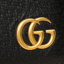 Gucci Black GG Marmont Bi-Fold Wallet