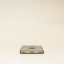 Gucci Bicolor GG Supreme Interlocking G Bi-Fold Wallet