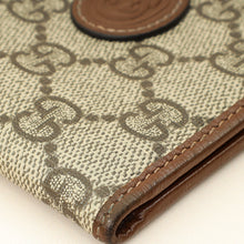 Gucci Bicolor GG Supreme Interlocking G Bi-Fold Wallet