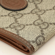 Gucci Bicolor GG Supreme Interlocking G Bi-Fold Wallet