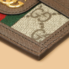 Gucci Brown Ophidia GG Card Case