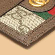 Gucci Brown Ophidia GG Card Case