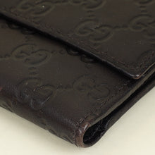 Gucci Chocolate GG Guccissima Continental Flap Wallet