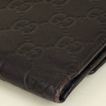 Gucci Chocolate GG Guccissima Continental Flap Wallet