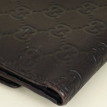 Gucci Chocolate GG Guccissima Continental Flap Wallet