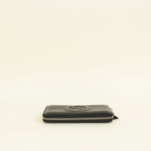Gucci Black Interlocking G Soho Zip Wallet