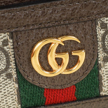 Gucci Brown Ophidia GG Card Case
