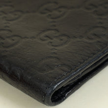 Gucci Black Guccissima French Wallet