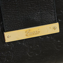 Gucci Black Guccissima French Wallet