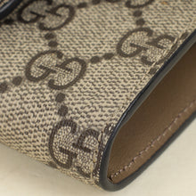 Gucci Ebony GG Supreme Dionysus Mini Wallet On Strap