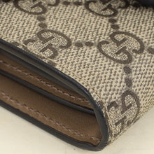 Gucci Ebony GG Supreme Dionysus Mini Wallet On Strap