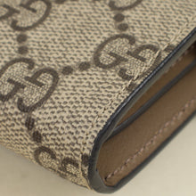 Gucci Ebony GG Supreme Dionysus Mini Wallet On Strap