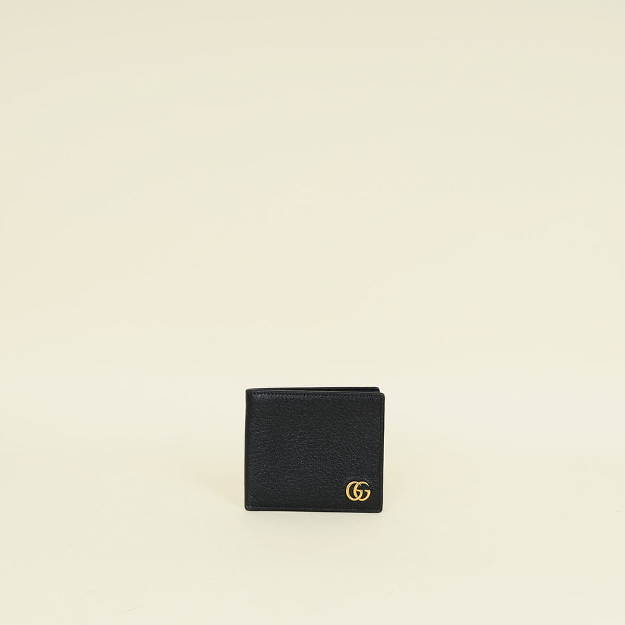Gucci Black GG Marmont Coin Wallet