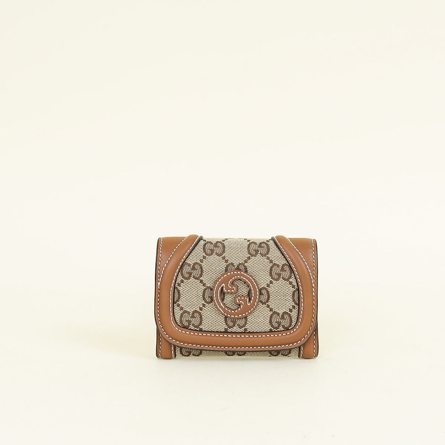 Gucci Bicolor GG Blondie Card Case Wallet