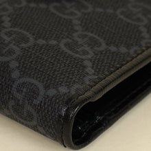 Gucci Black GG Supreme Bifold Wallet
