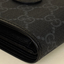 Gucci Black GG Supreme Bifold Wallet
