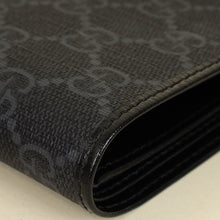 Gucci Black GG Supreme Bifold Wallet