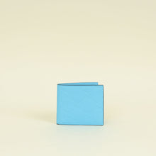 Gucci Neon Blue GG Embossed Rubberized Bi-Fold Wallet