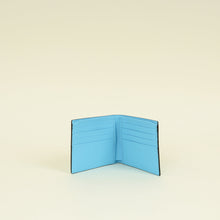 Gucci Neon Blue GG Embossed Rubberized Bi-Fold Wallet