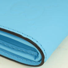 Gucci Neon Blue GG Embossed Rubberized Bi-Fold Wallet