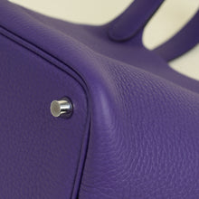 Hermes Purple Picotin Lock 18 Bag