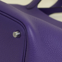 Hermes Purple Picotin Lock 18 Bag