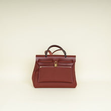 Hermes Rouge H Retourne Herbag Zip 31 PM Bag