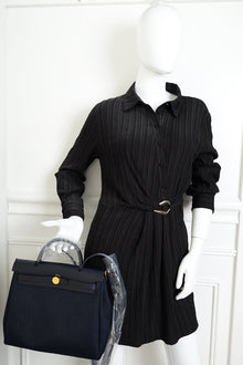 Hermes Indigo Sellier Herbag Zip 31 PM Bag