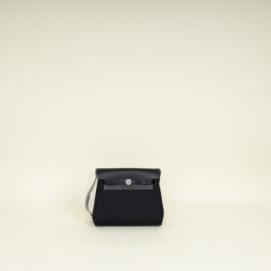 Hermes Noir Herbag Zip 20 Bag