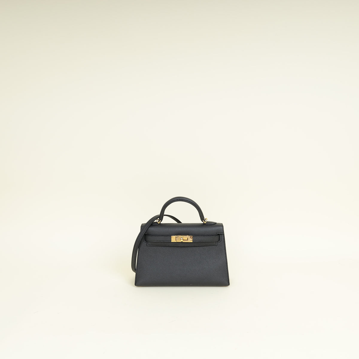 Hermes Noir Mini Kelly 20 Sellier Bag