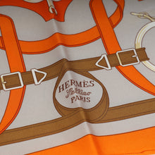 Hermes Bicolor Gavroche Twill Scarf