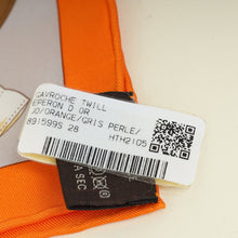 Hermes Bicolor Gavroche Twill Scarf