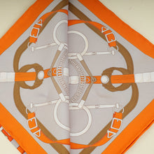 Hermes Bicolor Gavroche Twill Scarf