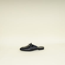 Hermes Noir OZ Mules 40