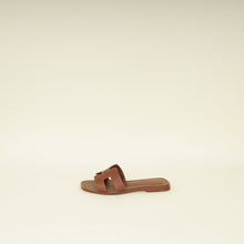 Hermes Gold Oran Sandal 35