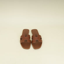 Hermes Gold Oran Sandal 35